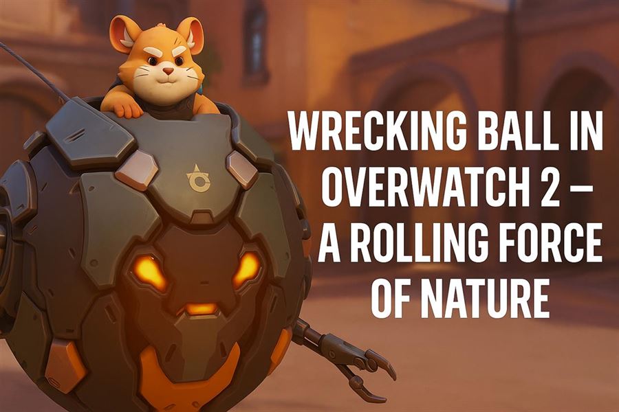 Wrecking ball in overwatch 2 - a rolling force of nature