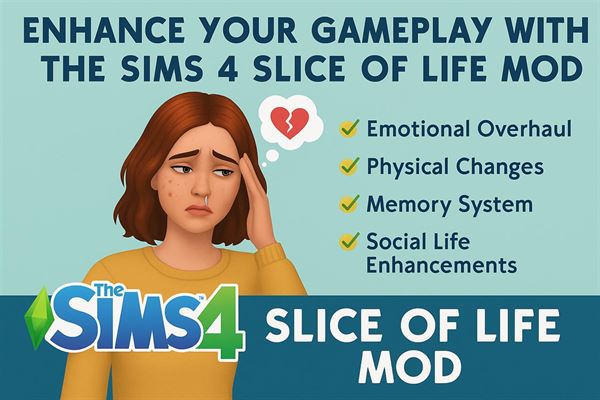Enhance your gameplay with the sims 4 slice of life mod