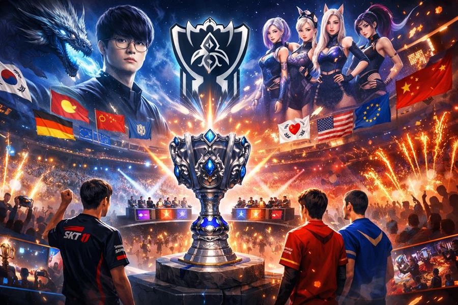 League of legends worlds –a global esports spectacle